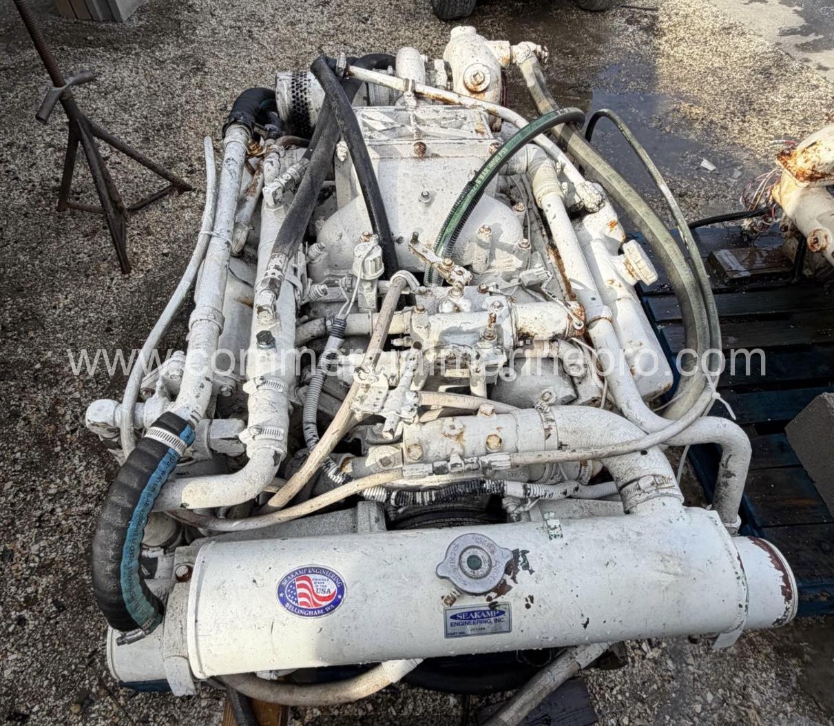 Pair of 8.2 Detroit Marine Diesel Engines - 300HP