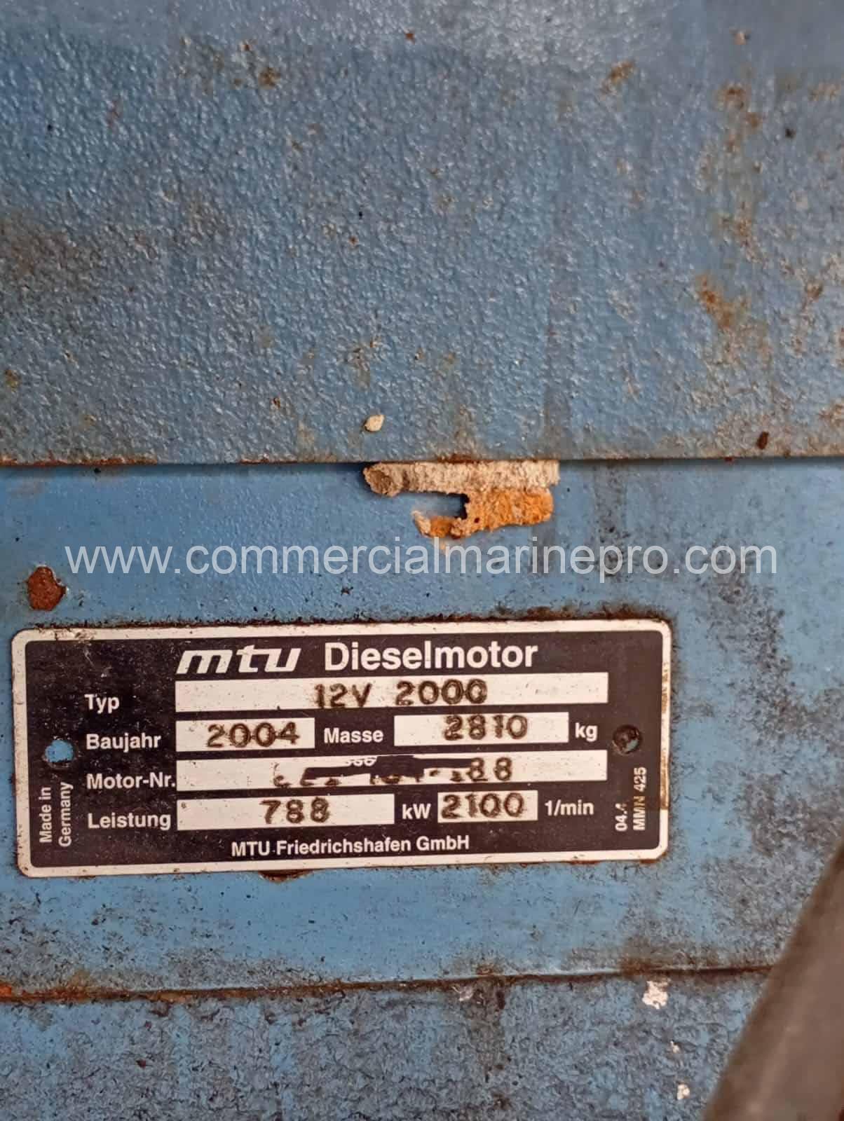 Pair of MTU 12V2000 M70 Diesel Engines - Image 5
