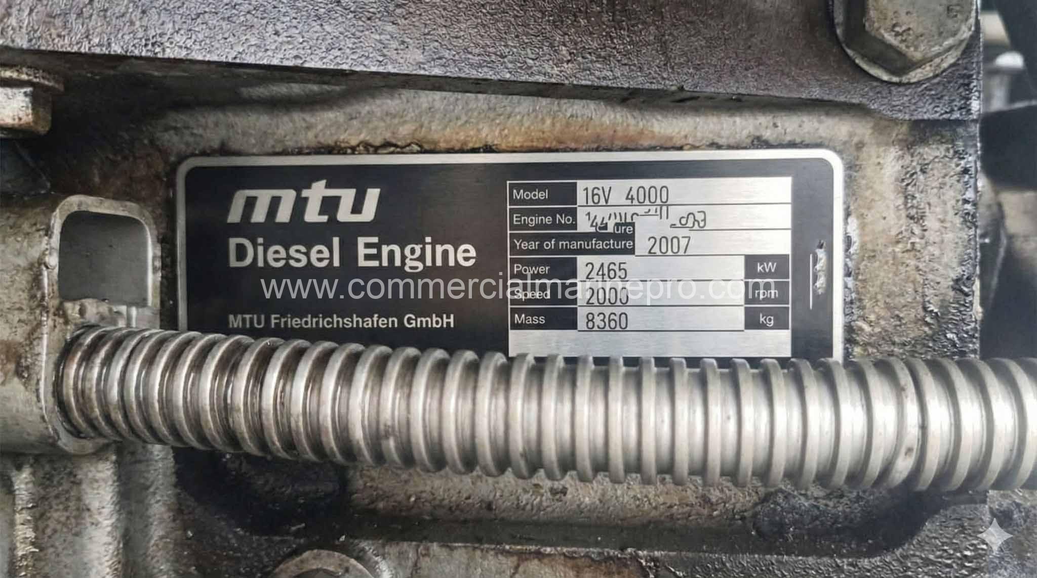 MTU 16V4000 M71 Diesel Engine - Image 2
