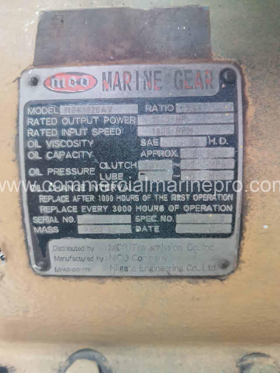 Pair of Nico Marine Gearboxes - Ratio 5.44:1 - Image 6
