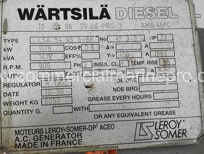 Pair of Wartsila 8L20 Gensets - Image 4