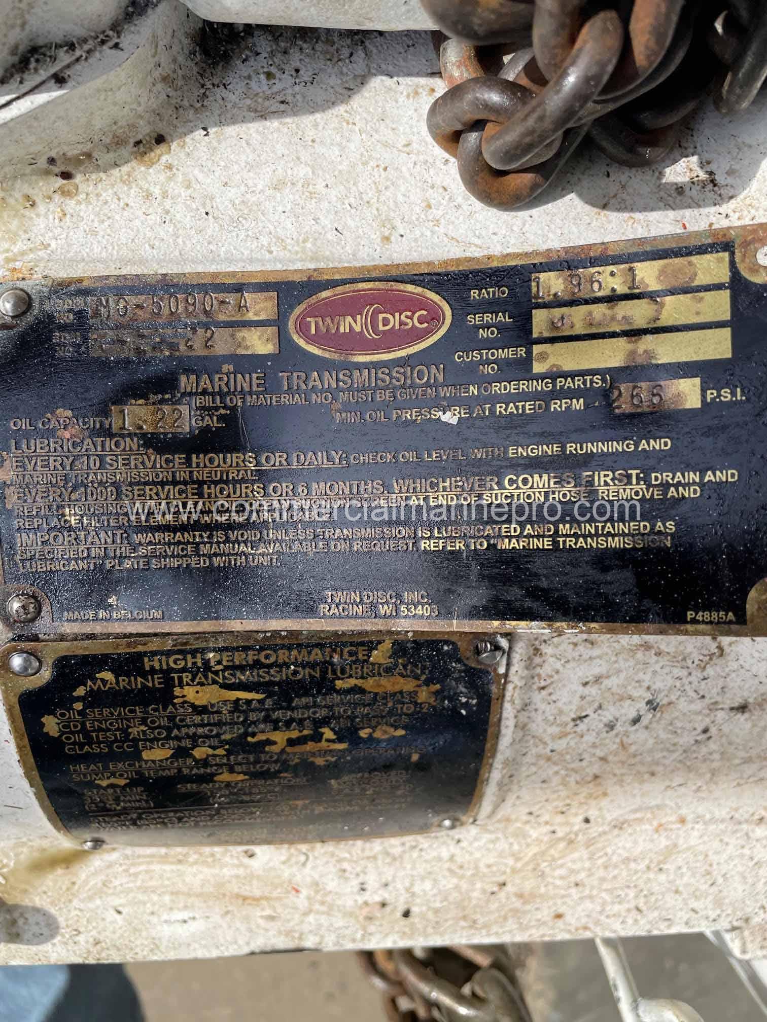 Pair Twin Disc MG 5090A Marine Transmissions - Image 6