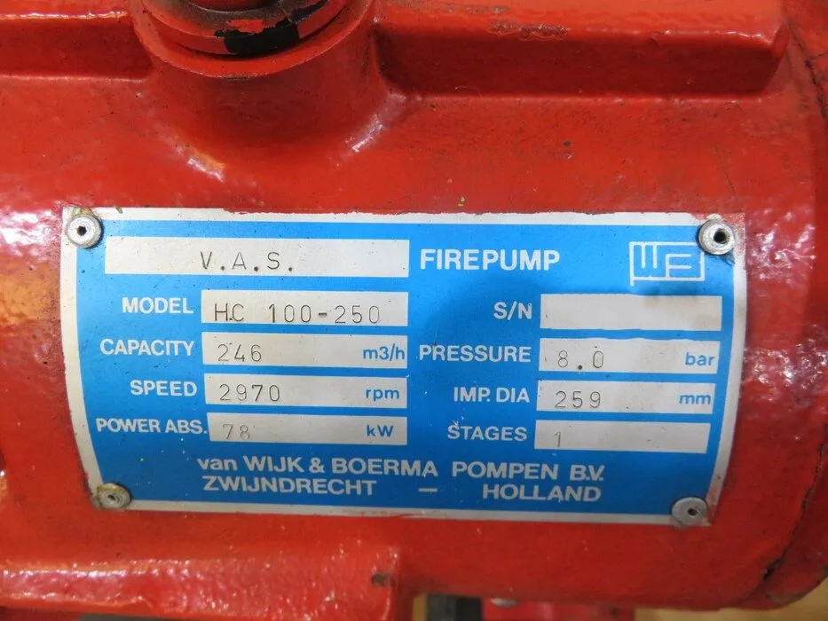 EMK KS280M-2 INDUSTRIAL FIRE PUMP SET - Image 2