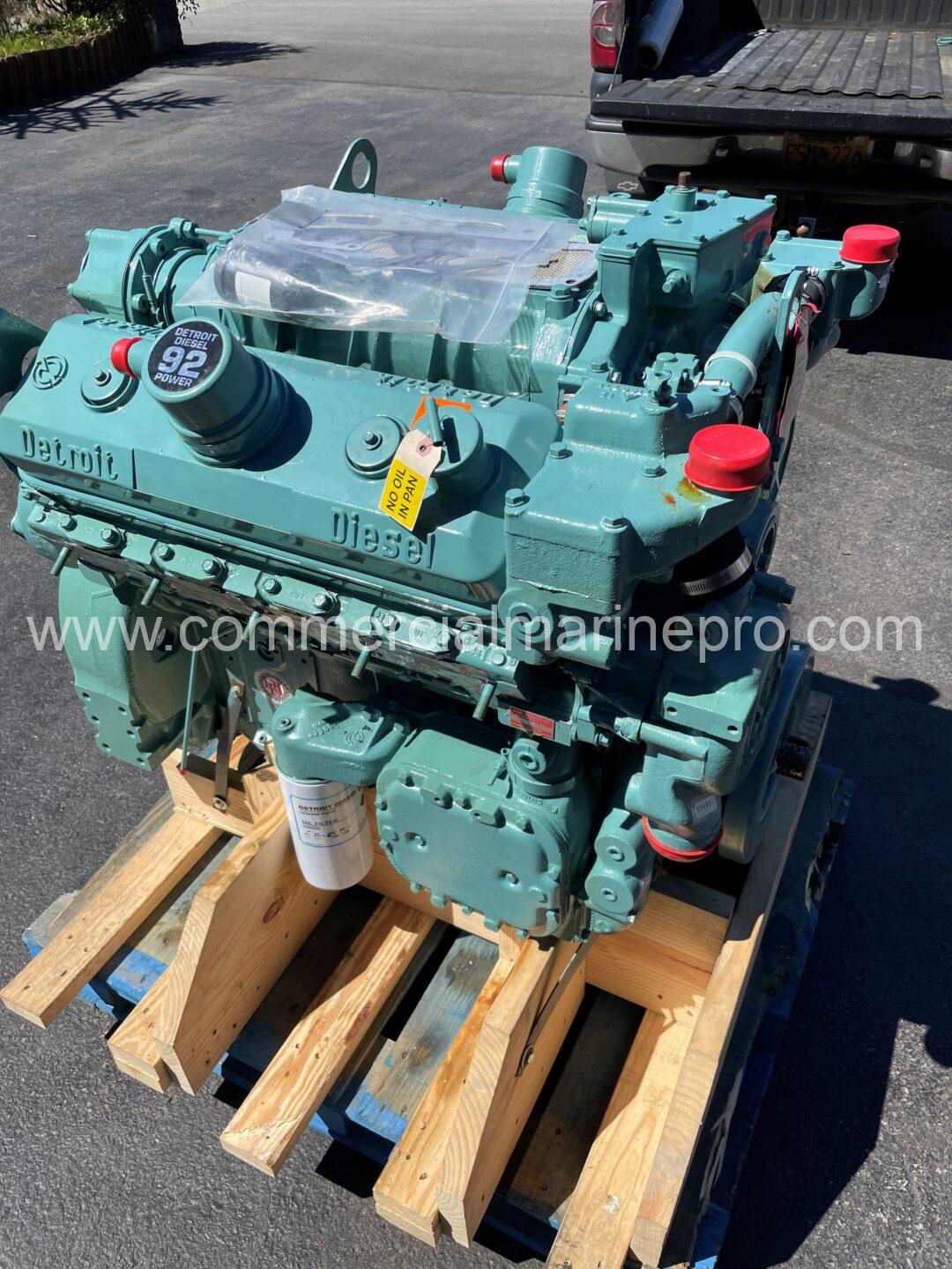 Detroit 8V92 Rebuilt Natural Engine - 310 hp @ 2100rpm - Serial # 8082 ...