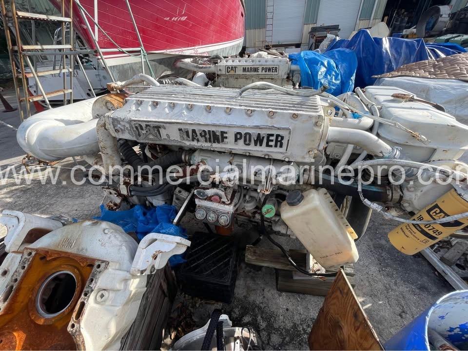 Pair of Caterpillar 3196 Marine Propulsion Engines - Image 5