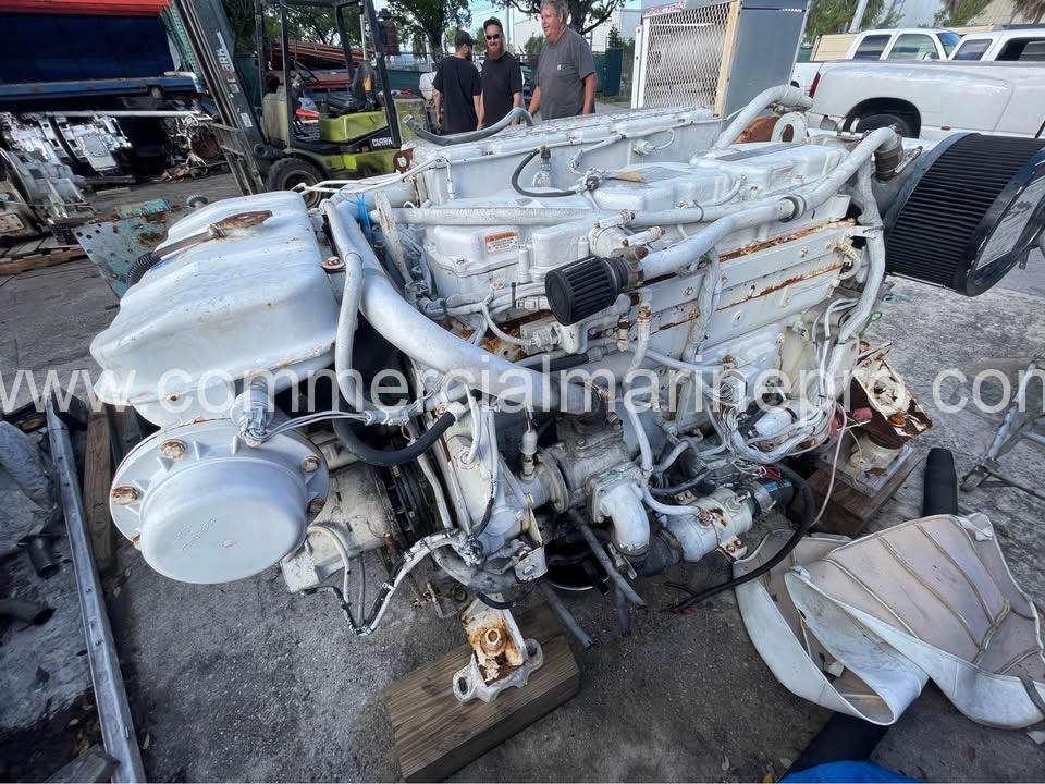 Pair of Caterpillar 3196 Marine Propulsion Engines