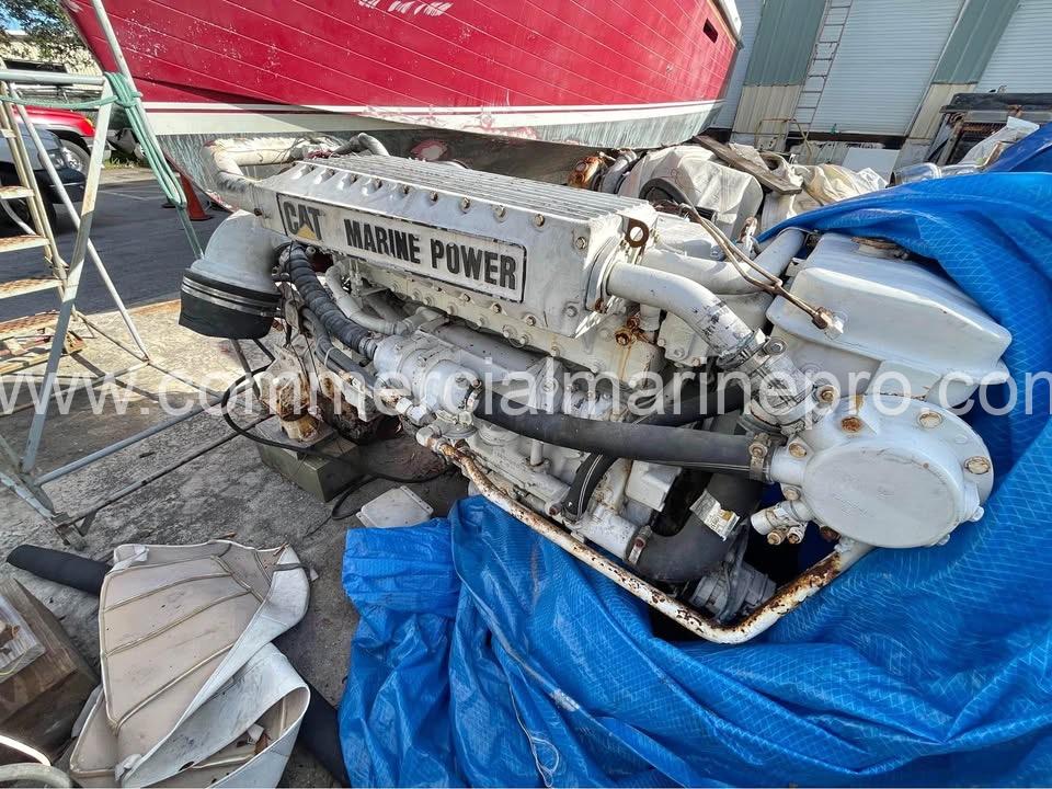 Pair of Caterpillar 3196 Marine Propulsion Engines - Image 6