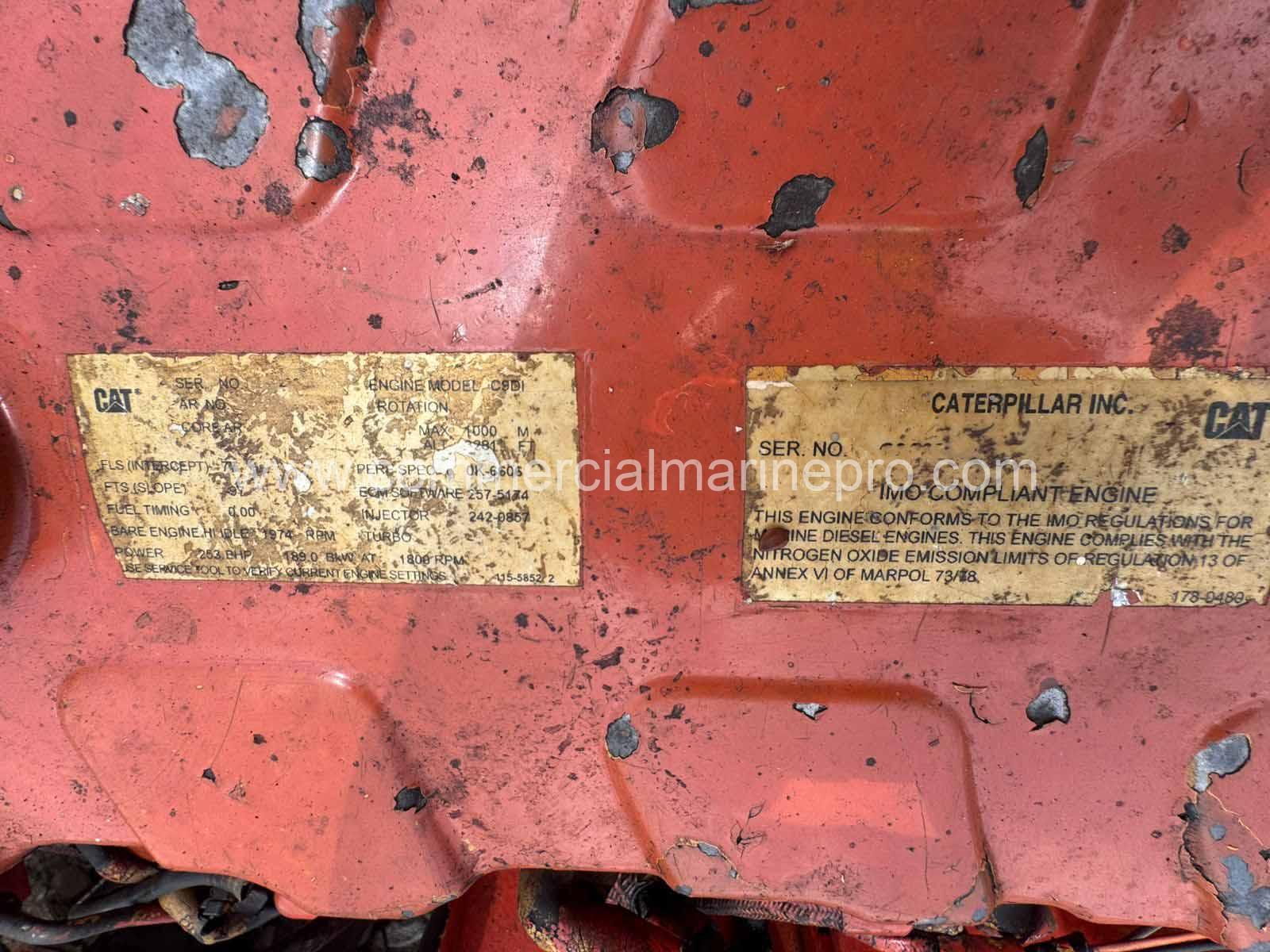 Pair CAT C9 Marine Gensets - Image 4
