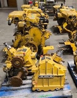 Multiple CAT 3196 Marine Propulsion Engines with Gears