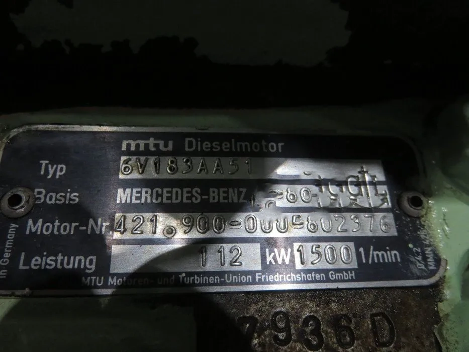 MERCEDES OM-421 MARINE DIESEL ENGINE - Image 2