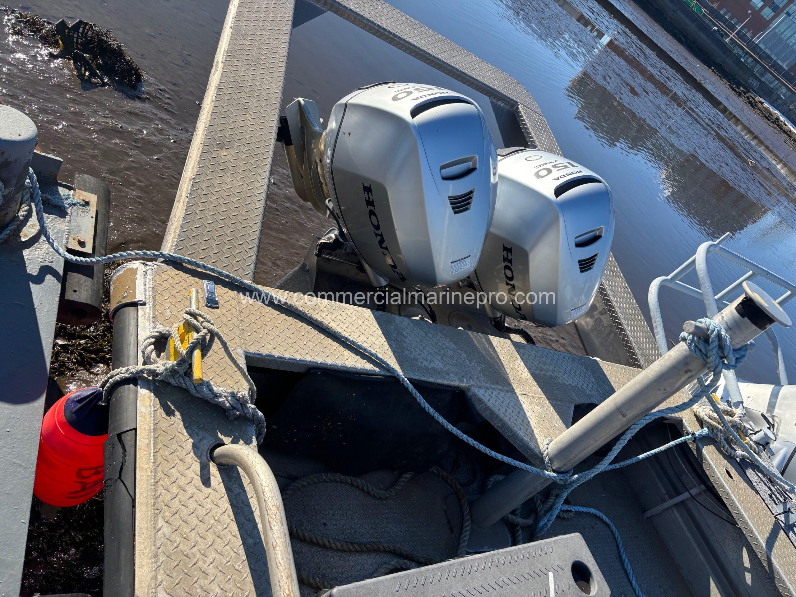Pair 21' Aluminum Workboats - Image 5
