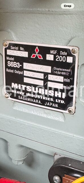 Mitsubishi S6B3 MPTK Marine Propulsion Engine