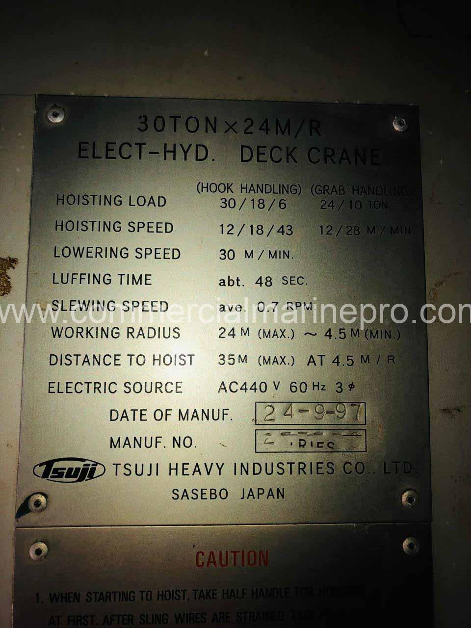 30x24 ELECT-HYD Deck Crane - Image 4