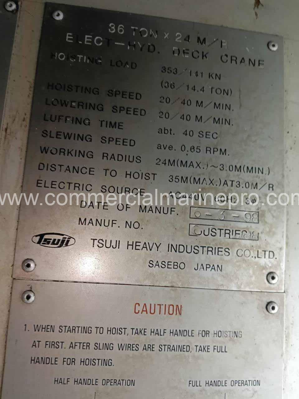 36x24 ELECT-HYD Deck Crane - Image 8