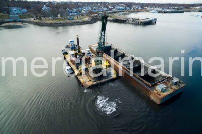 Pair 171' Dump Scow Barge