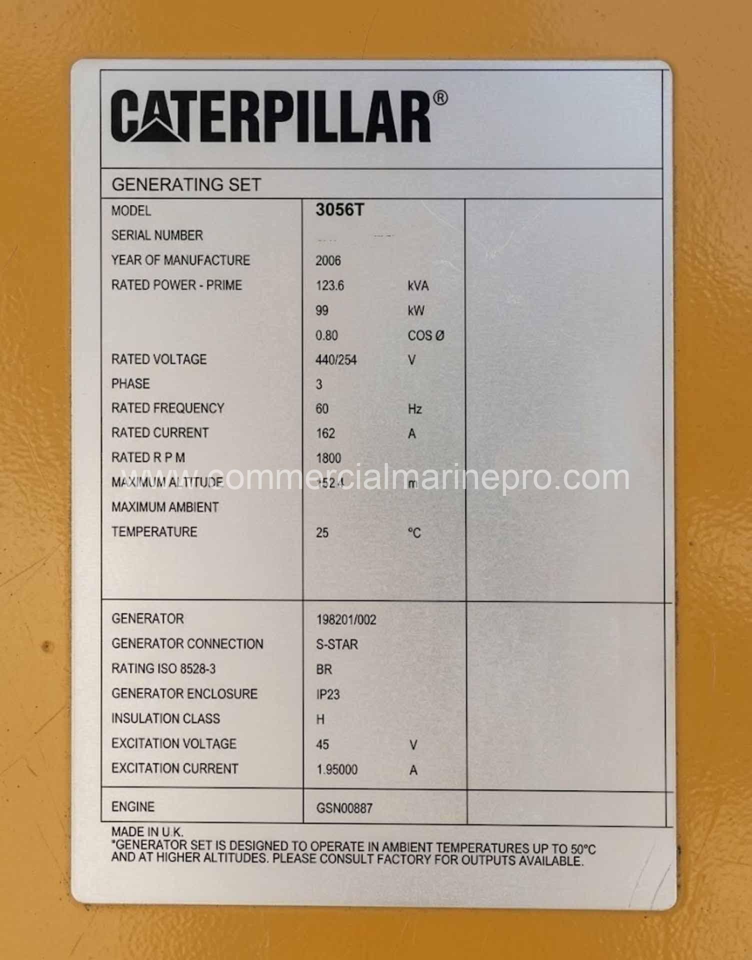 Caterpillar 3056T Diesel Generator Set - Image 5