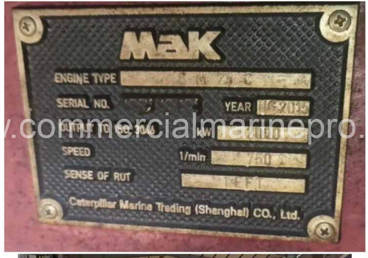 Pair MAK 6M25C MARINE PROPULSION ENGINE - Image 5