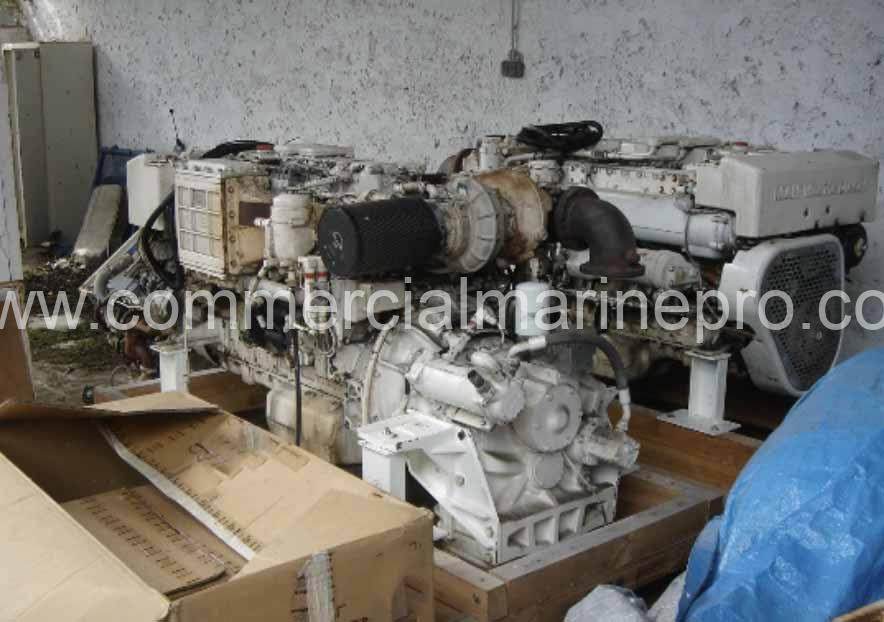 Pair MAN R6-730 Marine Engines w/ZF Gearboxes - 2008