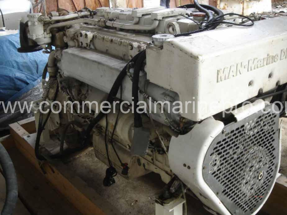 Pair MAN R6-730 Marine Engines w/ZF Gearboxes - 2008 - Image 5