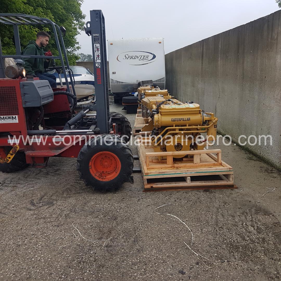 Pair CAT 3196 Marine Engines - Image 3