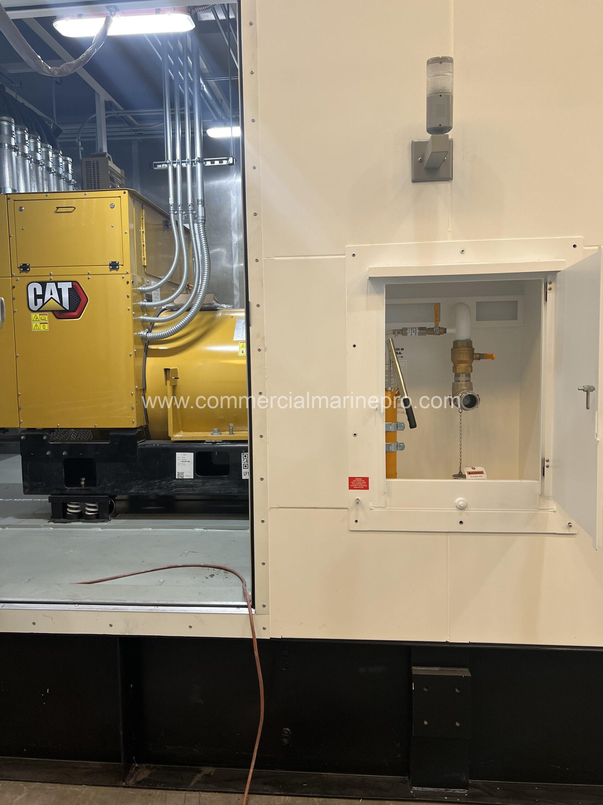 Caterpillar 3516C 2500KW Enclosed Standby Diesel Generator Set