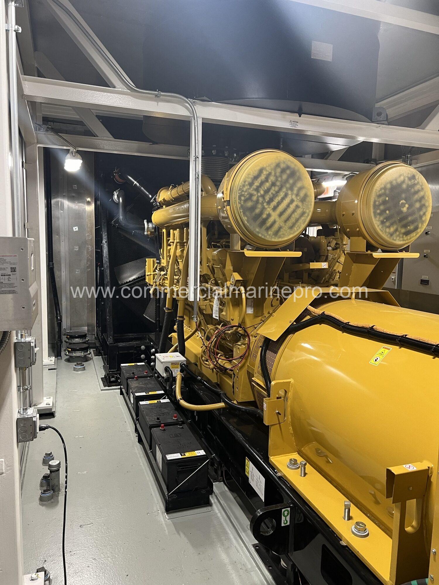 Caterpillar 3516C 2500KW Enclosed Standby Diesel Generator Set