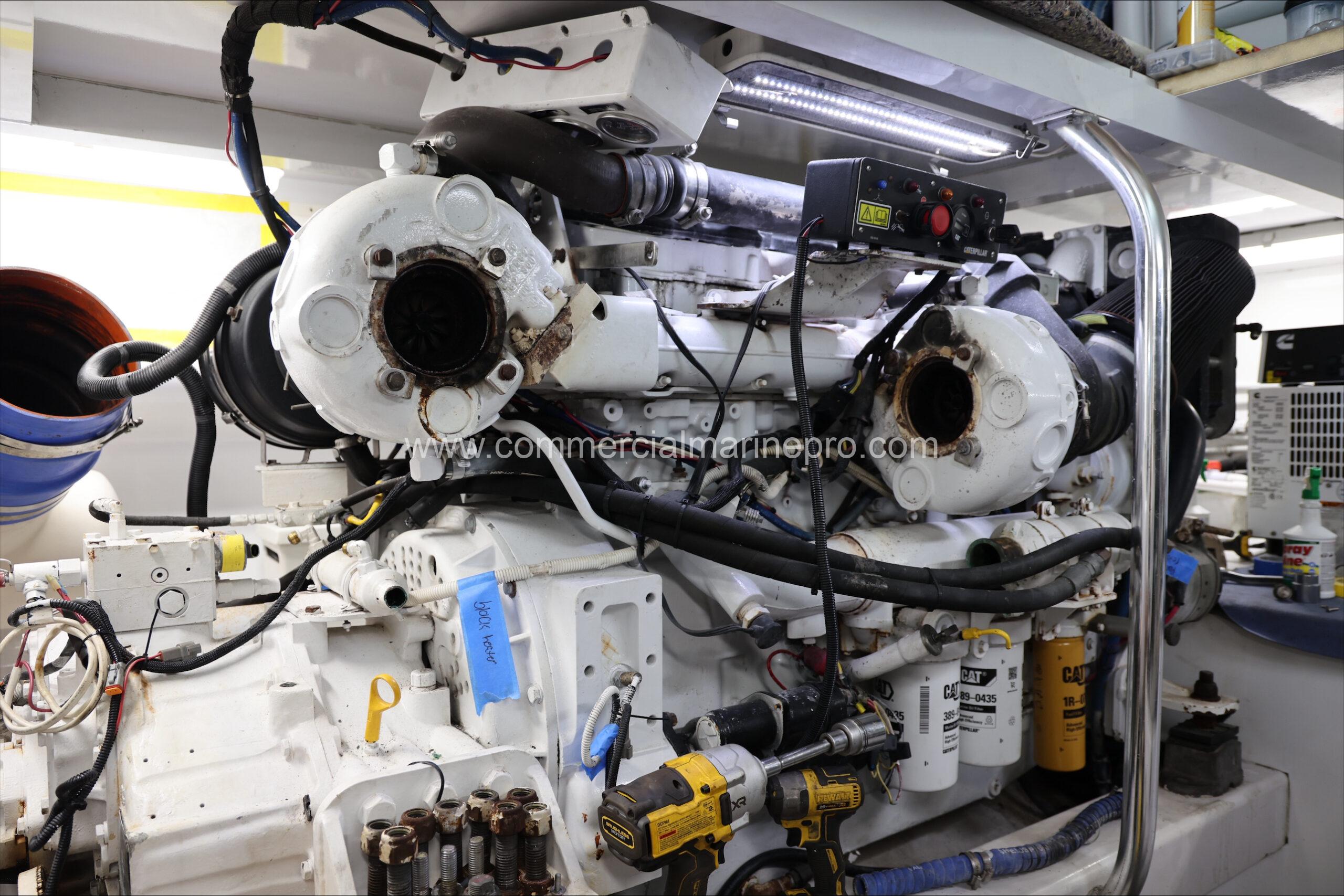 Single or Pair CAT C18 Marine Propulsion Engines