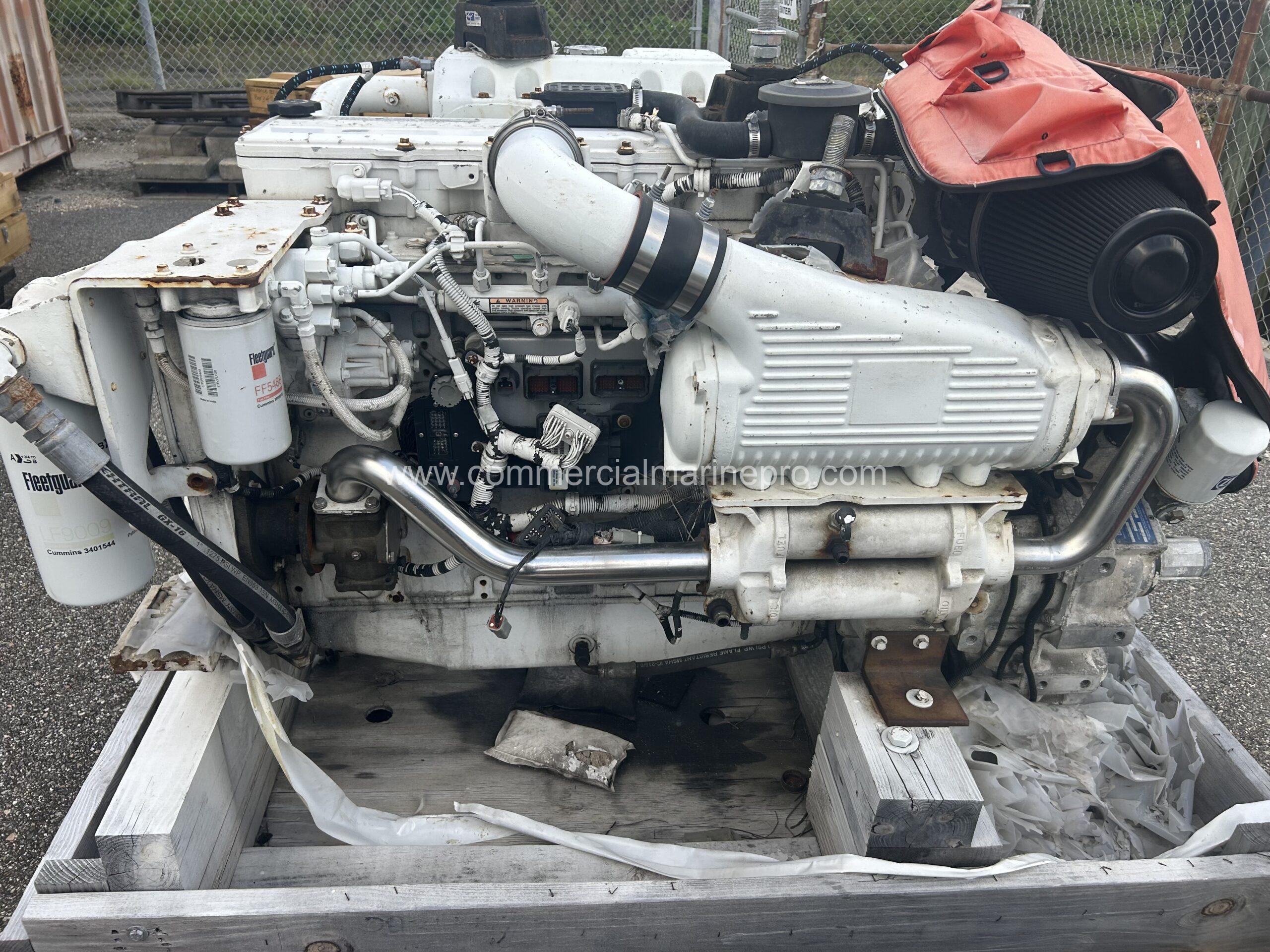Single or Pair Cummins QSC 8.3 Marine Propulsion Engines for Rebuild