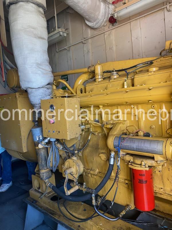 Single CAT 3512 Marine Propulsion Engine 50Y - Low Hours