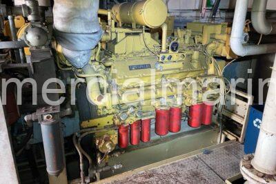 Single CAT 3512 Marine Propulsion Engine 50Y - Low Hours