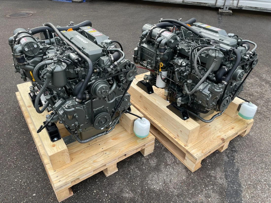 Pair of YANMAR 4LHA-STP Engines