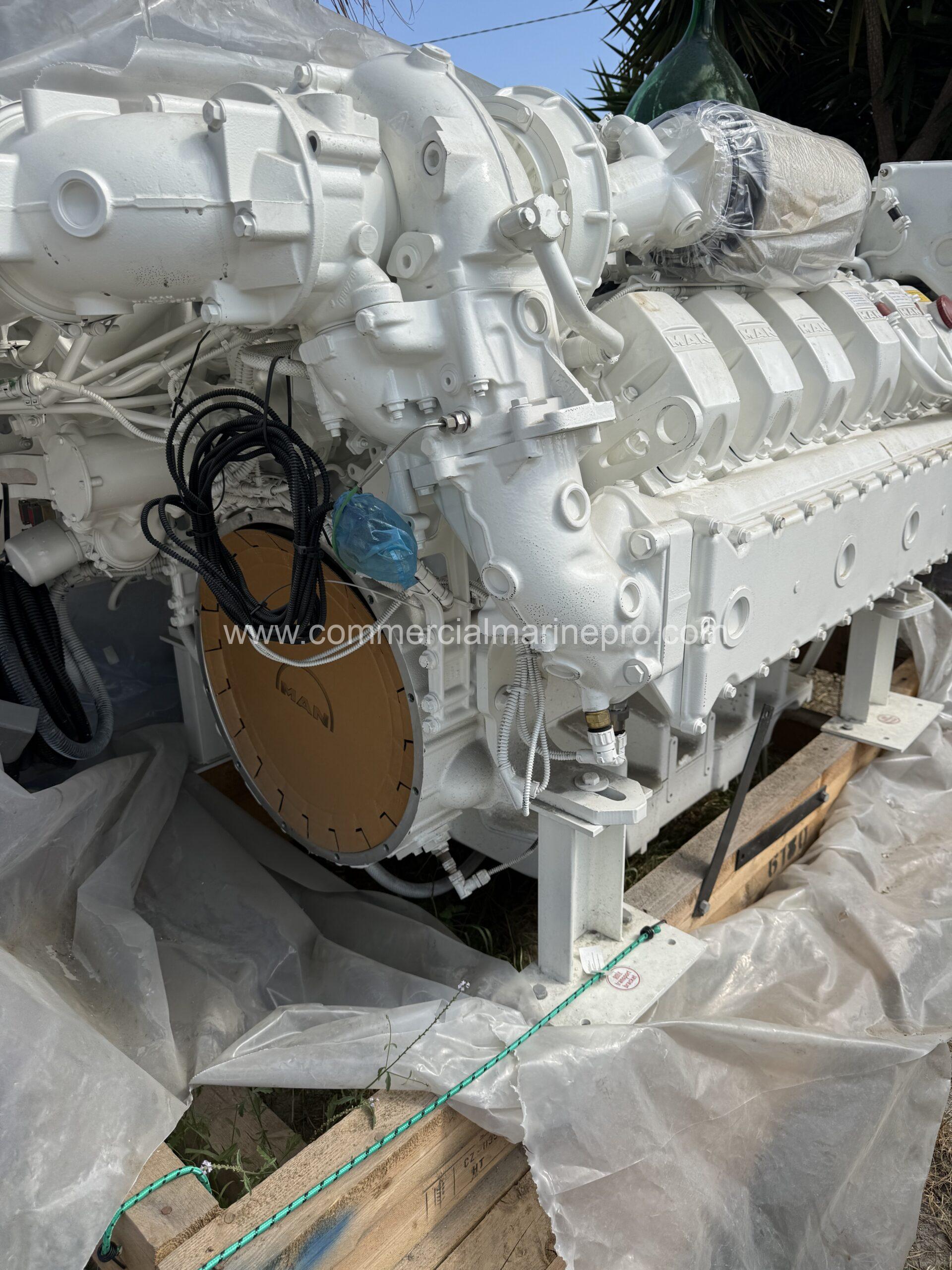 Pair MAN D2862 LE463 Engines w/ ZF 3050A Gears 2 520 1A Ratio
